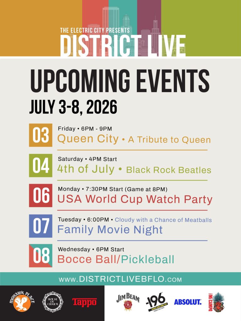District Live Upcoming Events July 3rd-8th