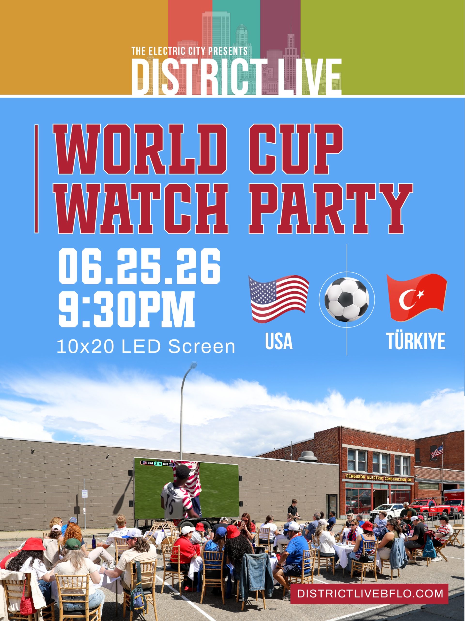 Read more about the article Grab a friend (or two) and join us THIS THURSDAY at 9:30pm to watch Team USA take on Türkiye!