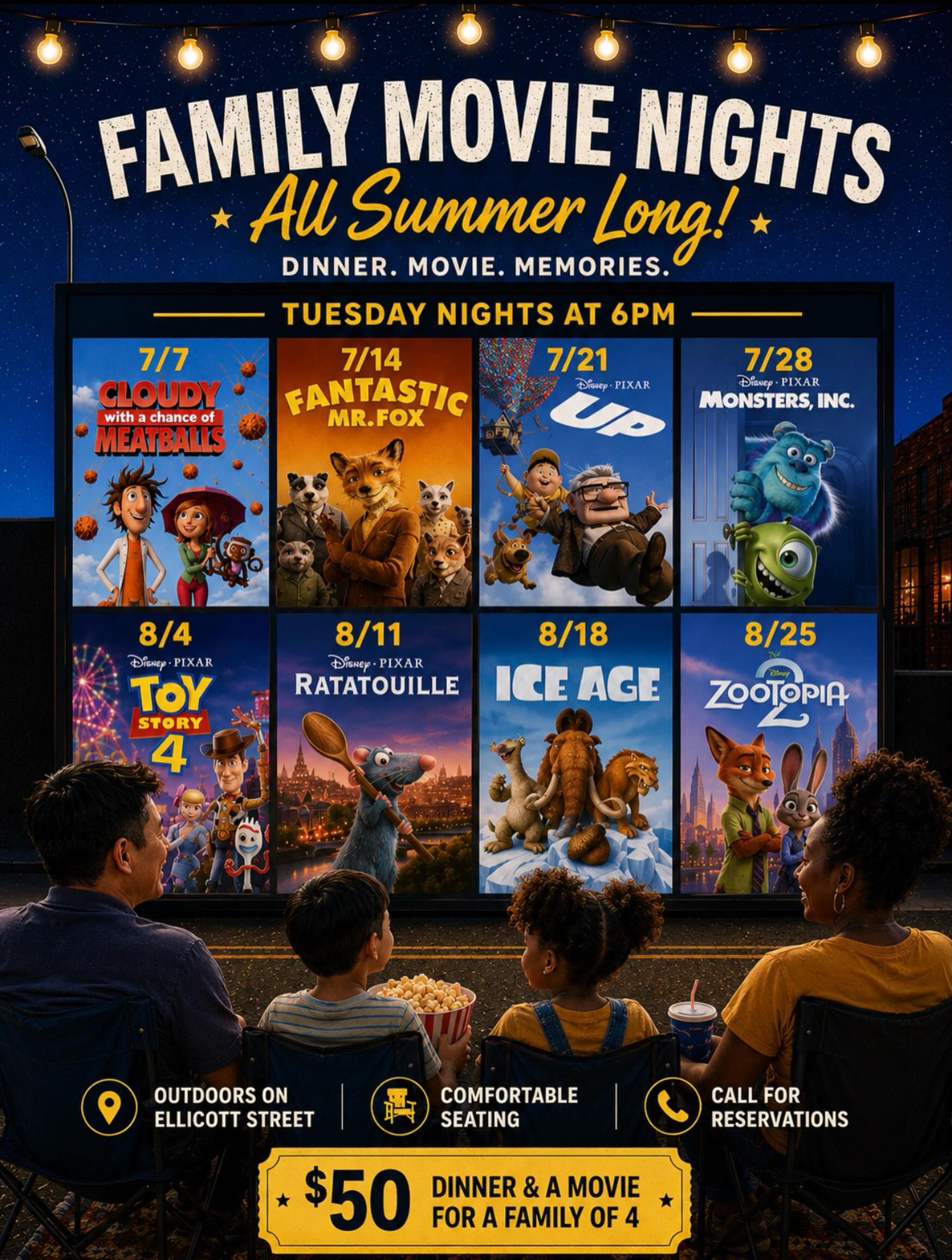 Family Movie Night at Tappo